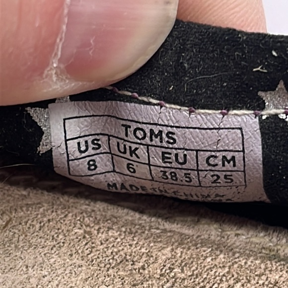 Toms purple Ballet Flat Size 8. BFL3160 - Picture 8 of 8